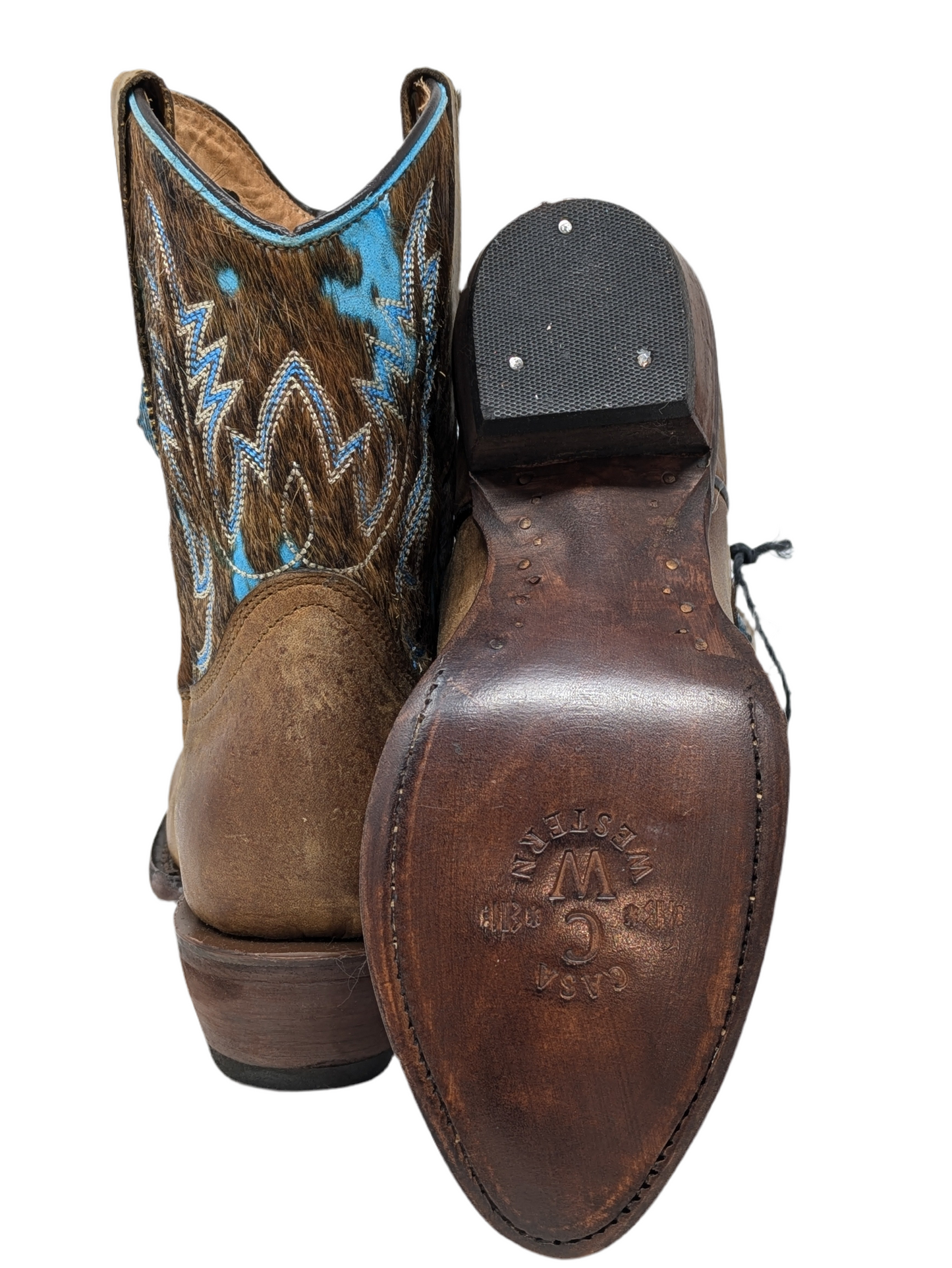 CLEARANCE | Piel en Pelo Bootie | Mary Ann Hair on Hide Bootie