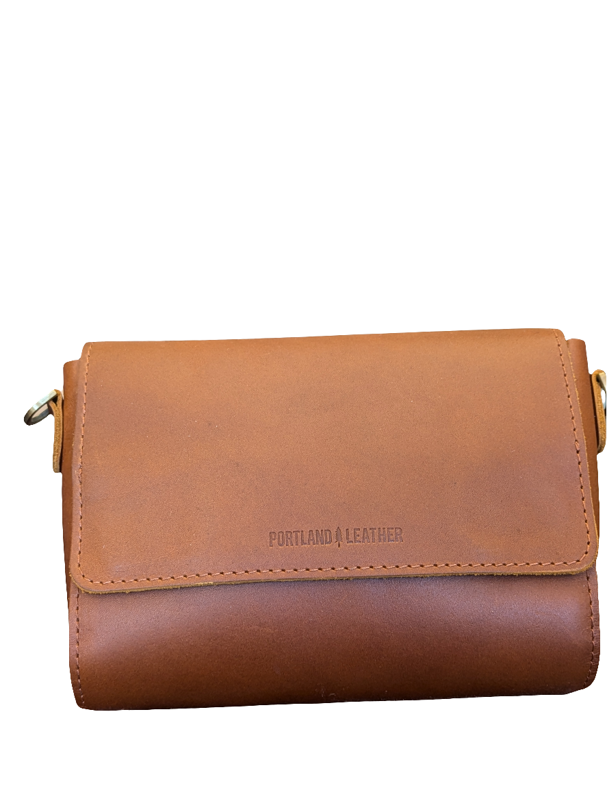 CLEARANCE | Lilian Portland Magnetic Leather Bag