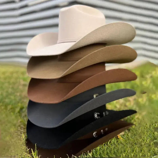 Western Cowboy Hat, 100% Wool