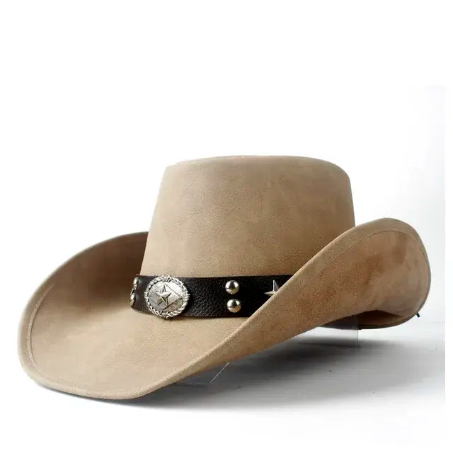 Men Western Cowboy Hat 100% Leather