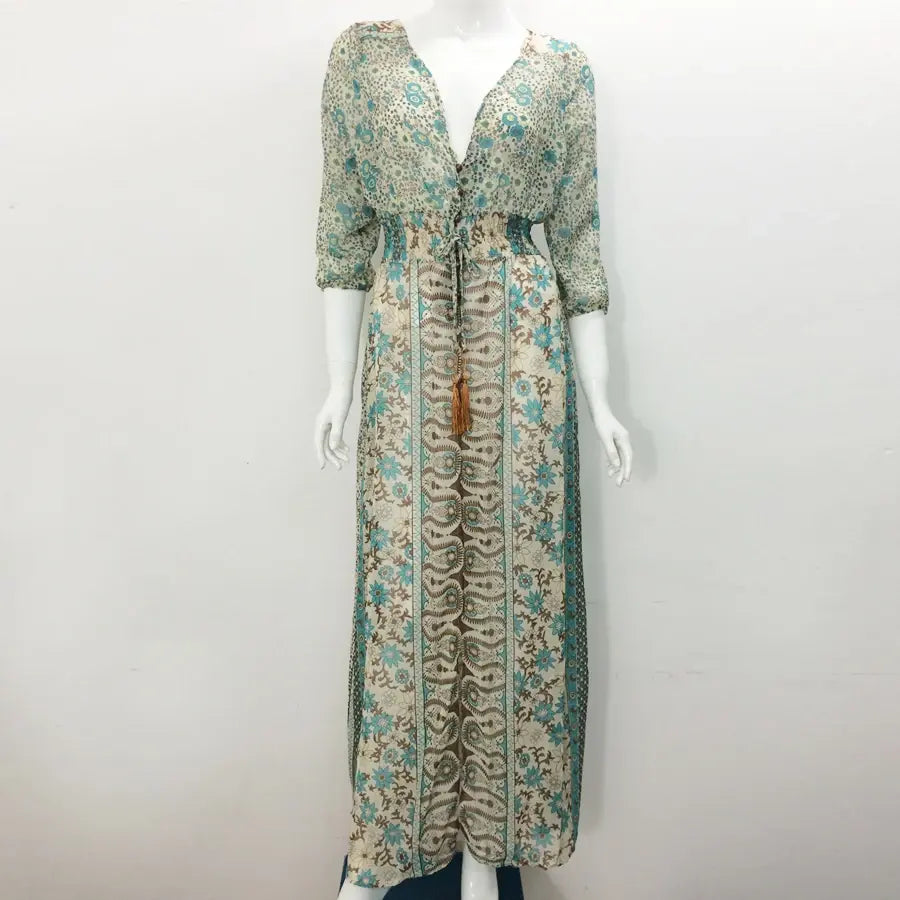 Vintage Floral Boho dress